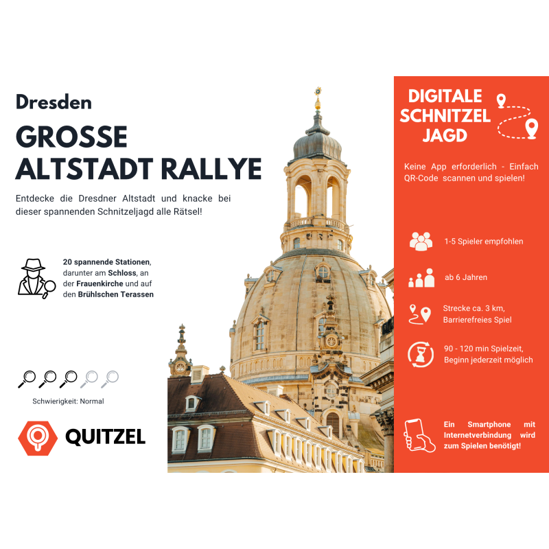 Schnitzeljagd Dresden – Große Altstadtrunde